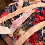 PINK - Victoria's Secret 🆕 PINK VS floral halter high neck pink red blue pullover lace bralette… Photo 7