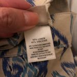 Ecru  ikat rice pant linen blend size 2 Photo 23