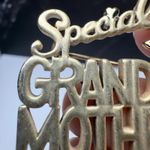 Special Grandmother Flower Bouquet Gold Tone Brooch Pin AJC Signed Photo 4