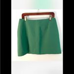 Miss Selfridge Asos  Slit Hem Mini Skirt In Bright Green. Size 8. Photo 2