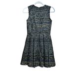 Shoshanna  Bridgette Jacquard Cocktail Dress Womens 0 Multicolor Metallic Photo 5