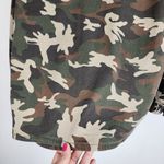 Sanctuary Camo Utility Jacket Shacket Pockets Stretch Button Front Size M Photo 8