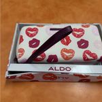 ALDO  Kiss Print Wallet - White and Red Photo 1
