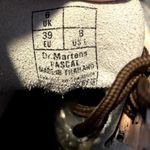 Dr. Martens  Soft Leather Floral Lace-Up Pascal Combat Boots Sz 7 Photo 2
