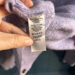 Loft  Lilac Lavender Knit Sweater Cardigan | Size XL Photo 8