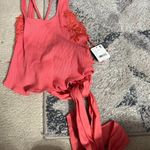 Free People NWT radiant watermelon wrap style top small Photo 2