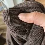 Fenn Wright Manson Wool Blend Taupe Brown Chunky Cable Knit Sweater Dress Photo 6