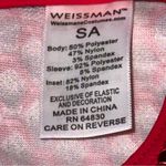 Weissman Costumes Womens Sequined Zip Up Hooded Jacket Red Silver Size SA (4/6) Photo 1