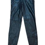Free People  faux leather black pull on pants sz 4 Photo 2
