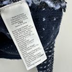 J.Crew  Cropped Lady Jacket Marled Yarn Wool Blend Preppy Navy Blue Large NWT Photo 8