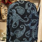 New Direction beaded Paisley type print Embroidered Jacket women’s size 1X Photo 7