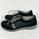Dansko  Helen Suede Mesh Sneaker Sz 38 Black & White Photo 2