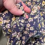 Elodie Womens Floral Skirt Size Large Mini Side Cut Out Side Zip Photo 6