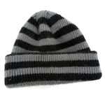 Smith Black & Grey Striped Acrylic Beanie Photo 2