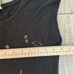 Black Bamboo Bike Umbrella Print Black Sleeveless Top Casual Comfy T Photo 5