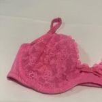 Victoria's Secret Bright Pink Unlined Demi Semi Sheer Bra 36C Underwire Photo 1