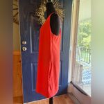 J.Crew  Vibrant Orange Sleeveless Silk Dress with knotted back size 6T Photo 2