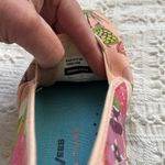 Seavees Pink and Green Floral Canvas Sneakers Photo 10