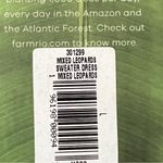 Farm Rio  MIXED LEOPARDS SWEATER DRESS multicolored black pink blue size L Photo 1