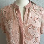 Anthropologie Not so serious silk watercolor dress Photo 1