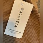 Athleta NWT  Momentum Seamless Racerback Tank Brown With Gold Sparkle Throughout Photo 5