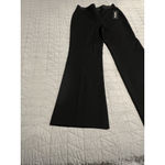 Karl Lagerfeld Wide Leg Pants Womens Size M Black Stretch Pull Up Dress Pant NWT Photo 2