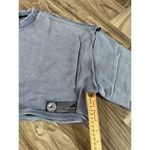 Alphalete  Women's Terry Oversized Crop Pullover - Celestial Blue , Size Large Photo 3