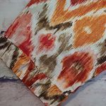 Chico's GOLD METALLIC FINISH CATS EYE PRINT LINEN BLEND OPEN FRONT JACKET 2 Photo 5