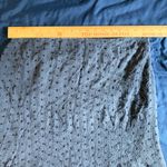 EXPRESS Vintage Y2K Deep Blue Silk Midi Skirt Size 11/12 Photo 7