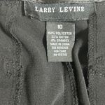 Larry Levine Women Pants 10 Black Classic Business Casual Stretch Minimalistic Photo 1
