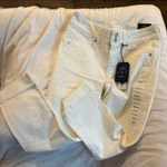 American Eagle NWT AEO artist crop denim jeans in bright white, size 4 Photo 0