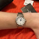 Coach Woman’s used with box New York stainless steel quartz movement Watch! Photo 5