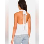 525 America  Women's White Sweater Multi-Way Halter Top Photo 3