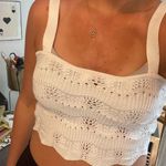 Abound Crochet Knit Crop Tank Photo 2