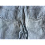 Vintage Mom Jeans with Suede Patchwork Women’s Size 28 90s Blue Photo 4