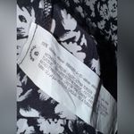 ZARA  Black And White Floral‎ Maxi Skirt Size 4 Photo 3