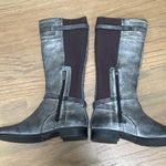 Aetrex  Chelsea Charcoal Distressed Riding Boots Size 6 Photo 2