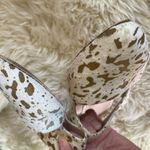 MATISSE berlin slides in gold spot mules calf hair slides White Size 7.5 Photo 10