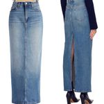 Reformation  Daria Ultra High Rise Denim Maxi Skirt Photo 4