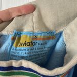 Aviator Nation  blue joggers with Rainbow Accents small Photo 1