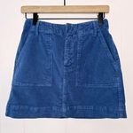 BDG  Blue Corduroy Mini Skirt S Photo 0