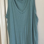 Old Navy  Aqua Striped Tank Top / B9 Photo 0