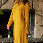 Free People  Beach Santa Barbara Sweater Midi Dress in Hawaii Honey Photo 0