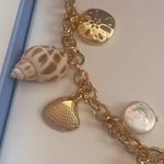 House of Harlow 1960 viral Gold Shell and Pearl Necklace and Bracelet Set Photo 2