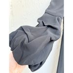 Alexis NWT Pintucked Sleeve V Neckline Fia Mini Dress Black Women's Size Medium Photo 3