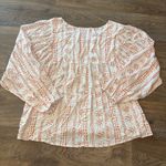 Savanna Jane Embroidered Boho Peasant Blouse Balloon Sleeve Top – Medium Photo 2