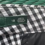 Ralph Lauren Lauren Black White Gingham Slim Ankle Pants Women’s 12 Photo 3