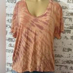 American Eagle  Outfitters Peach Tie-Dye Tee Photo 0