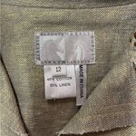 Alberto Makali gold/cream linen blend jacket blazer 12 Photo 1