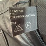 Garson by REM Garson Genuine Leather Pants 6 Black Studded Straight Leg Lined Photo 12